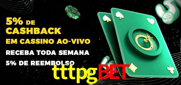 Promoções do cassino ao Vivo tttpgbet